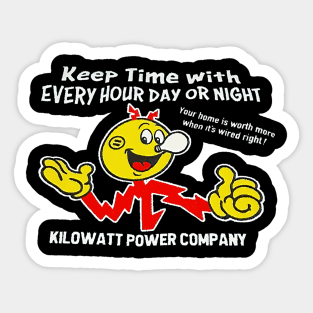 kilowatt Power Company Sticker